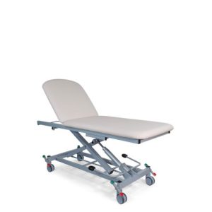 126620-dewert20behandlungsliege-dx1-1030h.jpg Dewert Serie DX1 - Untersuchungsliege 1030/H Gestell weiß (RAL 9010) | 64 - 701 stone blue