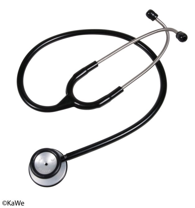 KaWe Stethoskop Standard - Prestige light Aluminium Erwachsene | schwarz