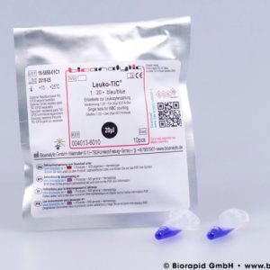 Biorapid Test zur Leukozytenzählung Leuko-tic blau