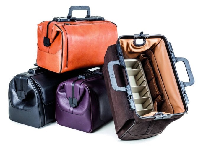 Rusticana - Große Arzttasche 2 Vortaschen | Feinrindleder | braun