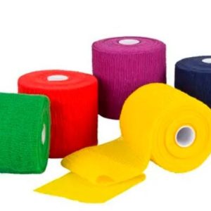 ROGGHAFT Crepp Color Fixierbinde 8.0 cm | rot