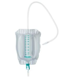 Urimed Tribag Plus Urinbeinbeutel 800 ml | steril 40 cm