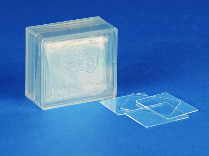 Deckgläser für Zählkammer Für Zählkammern | 20 x 26 cm