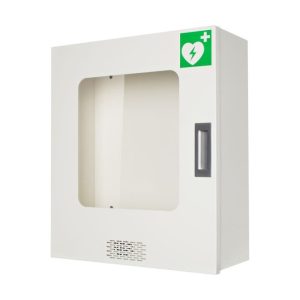 Wandschrank mit Alarm zu ResQ-Care Defibrillator iPAD CU-SP1