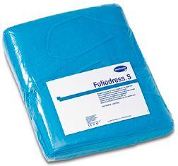 120839.jpg Hartmann Foliodress S Besuchermantel weiß 122 cm, 50 Stück