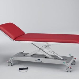 SCHMITZ varimed® höhenverstellbare Untersuchungs - und Behandlungsliege Gestell grauweiß RAL 9002 | weiß