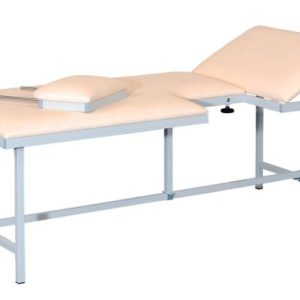 AGA Echo - Kardiographieliege Gestell reinweiß RAL9010 | türkis