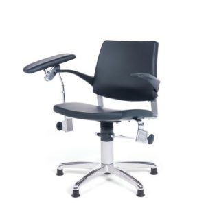 Greiner Blutabnahmestuhl Serie 22 mit runder Bodenplatte | white