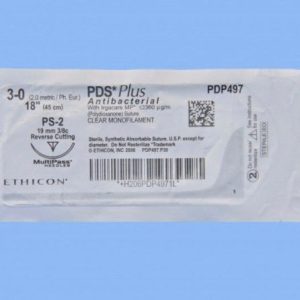 Ethicon Nahtmaterial PDS II PLUS monofil ungefärbt