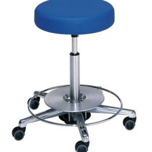 Greiner Arbeitshocker mit Fußauslösung Höhenverstellung: 43 - 56 cm | white