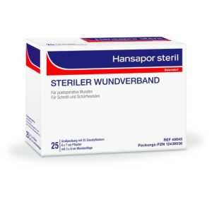 Beiersdorf Hansapor Steril 6 x 7 cm | 25.0