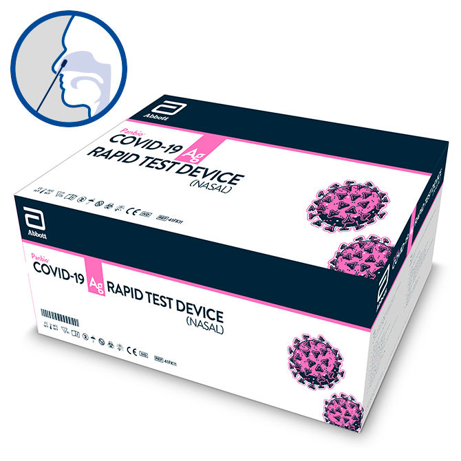Abbott Panbio™ COVID-19 Ag Schnelltest - für den vorderen Nasenbereich
