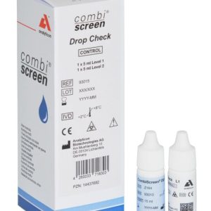 Kontrolllösung CombiScreen Drop Check zum Urinanalysegerät POCT 100