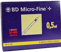 Becton Dickinson Spritzen Micro-Fine U40