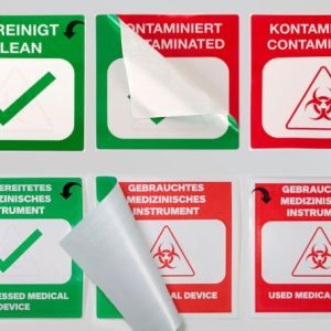steriCLIN® Infoetiketten