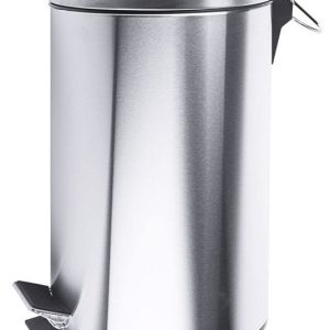 Tretabfalleimer aus Edelstahl