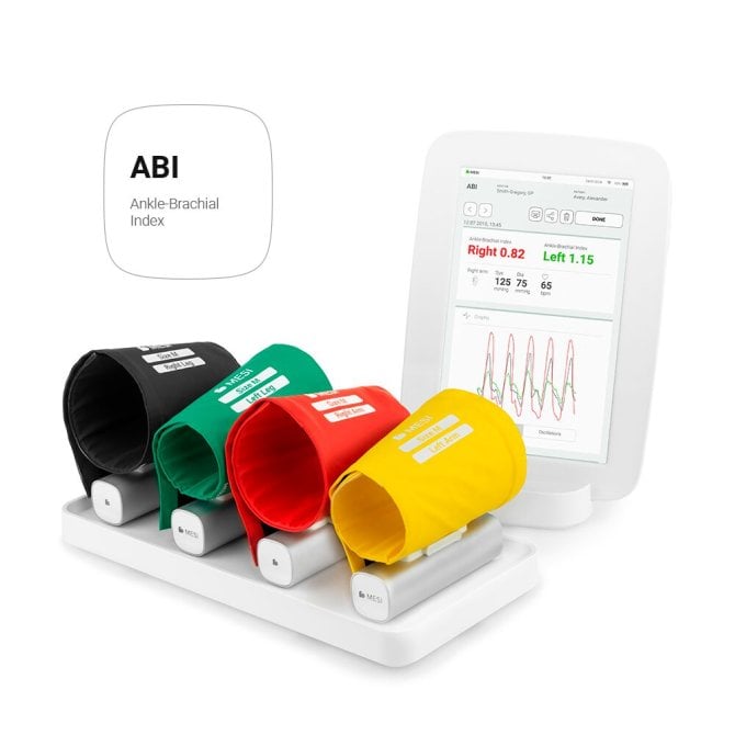 MESI mTABLET ABI Messung des Knöchel-Arm-Index