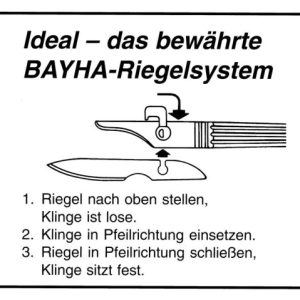Bayha Skalpellklingengriff von Fig. 11 - 29 16 cm lang