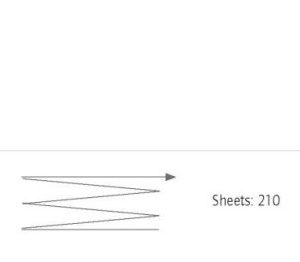 Diagramm Halbach Registrierpapier für Nihon Kohden EKG 9110/9130