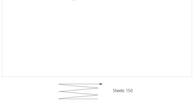Diagramm Halbach Registrierpapier für HNE CTG Baby Dopplex 3000