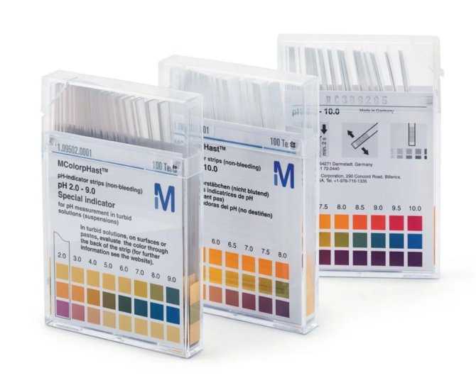 Merck pH - Indikatorstäbchen nicht blutend