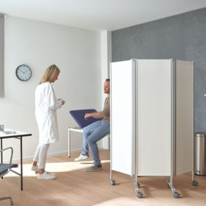 ropimex® Leichtparavent RLP mit Trevira® CS 2 - flügelig | grau