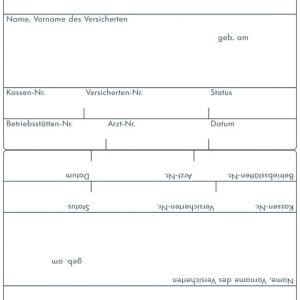 Med+Org Adressfeld - Aufkleber 60.173, Für einzelne Beschriftung | 1000.0