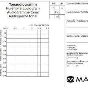 Diatec Tonaudiogrammblock für MAICO ST 20